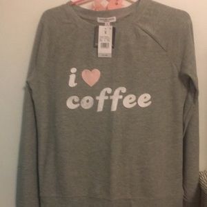 Cute comfy I ❤️ coffee sweatshirt